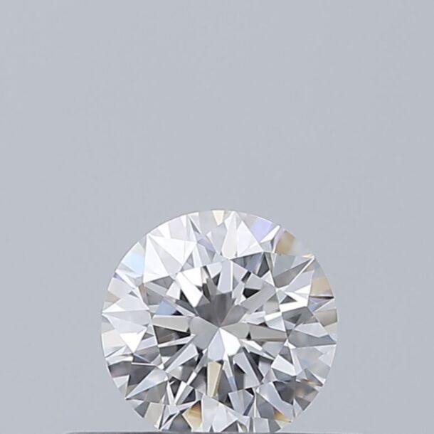 0.28 Carat Natural Diamond, Round Cut, Color D, Clarity VVS1