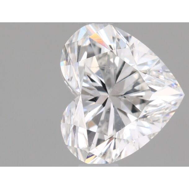1 Carat Natural Diamond, Heart Cut, Color H, Clarity SI1