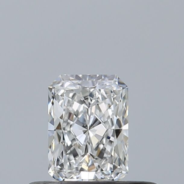 0.3 Carat Natural Diamond, Radiant Cut, Color D, Clarity VVS1