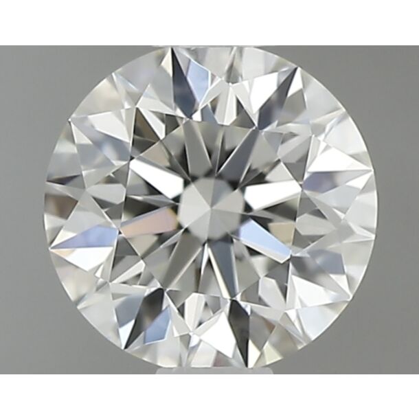0.4 Carat Natural Diamond, Round Cut, Color H, Clarity VVS1