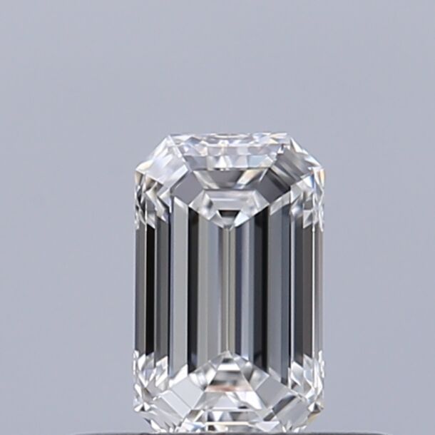 0.3 Karaat Natuurlijke Diamant met een Smaragd vorm, Kleur E, Zuiverheid IF