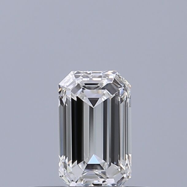 0.32 Karat Natürlicher Diamant Im Smaragdschliff, Farbe E, Reinheit IF