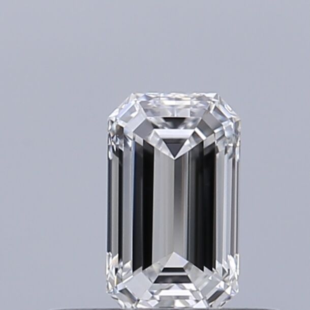 0.3 Carat Natural Diamond, Emerald Cut, Color D, Clarity IF 0.3 Carat Natural Diamond, Emerald Cut, Color D, Clarity IF