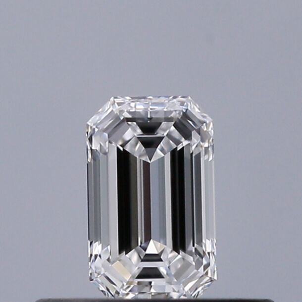 0.3 Karaat Natuurlijke Diamant met een Smaragd vorm, Kleur D, Zuiverheid VVS1