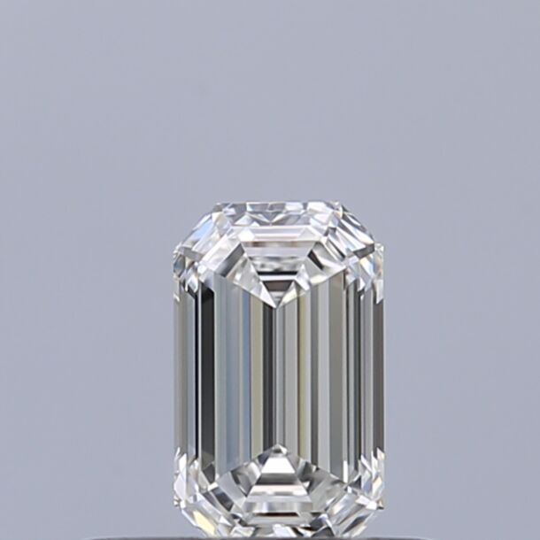 0.31 Karaat Natuurlijke Diamant met een Smaragd vorm, Kleur F, Zuiverheid IF