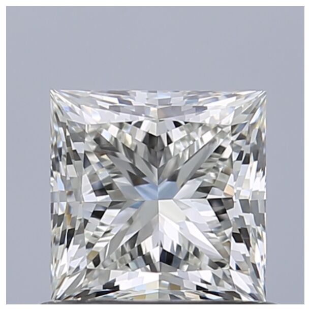 0.73 Karaat Natuurlijke Diamant met een Prinses vorm, Kleur H, Zuiverheid IF