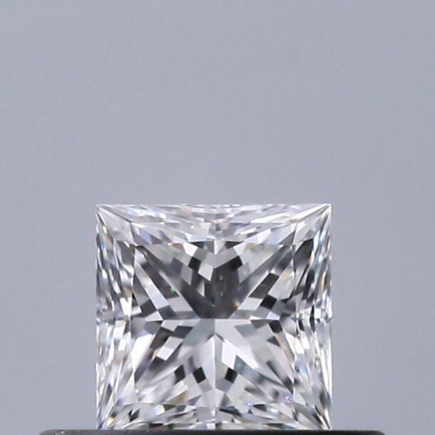 0.34 Carat Diamant Naturel de taille Princesse, Couleur D, Pureté VVS1