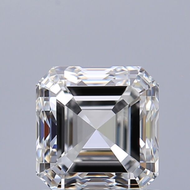 1.01 Karat Natürlicher Diamant Im Asscherschliff, Farbe G, Reinheit VVS2