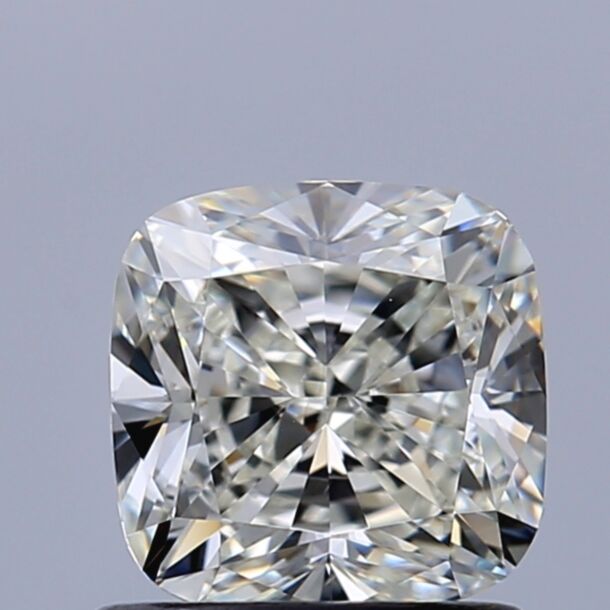 1 Carat Natural Diamond, Cushion Cut, Color H, Clarity VS1