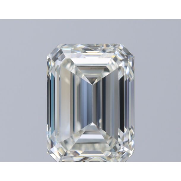 2.01 Carat Natural Diamond, Emerald Cut, Color H, Clarity VVS1