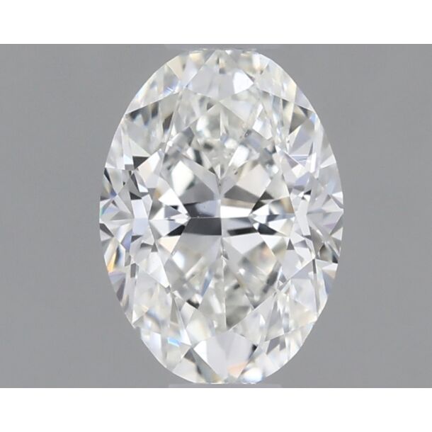 0.5 Karaat Natuurlijke Diamant met een Ovaal vorm, Kleur H, Zuiverheid VS2