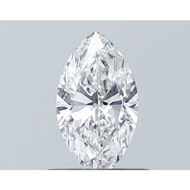 0.5 Carat Natural Diamond, Marquise Cut, Color D, Clarity VS2