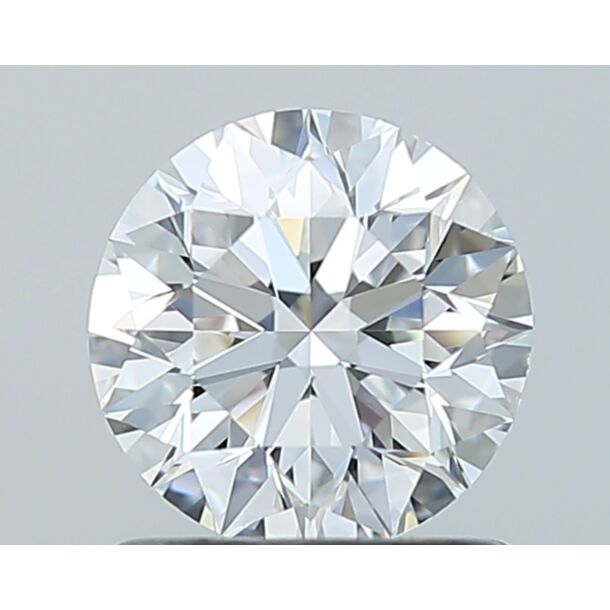 1 Carat Natural Diamond, Round Cut, Color D, Clarity VS1