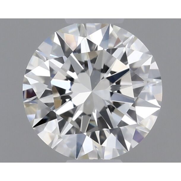 0.41 Carat Natural Diamond, Round Cut, Color H, Clarity IF