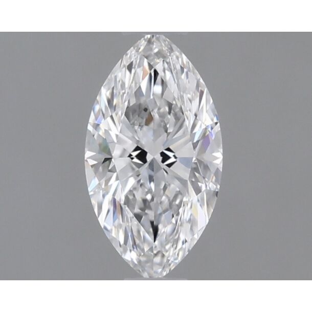 0.4 Carat Diamant Naturel de taille Marquise, Couleur D, Pureté VVS1