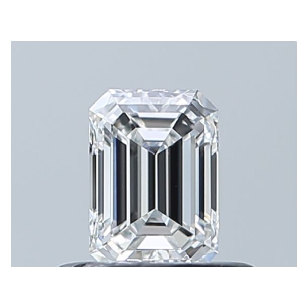 0.41 Carat Natural Diamond, Emerald Cut, Color E, Clarity VS1