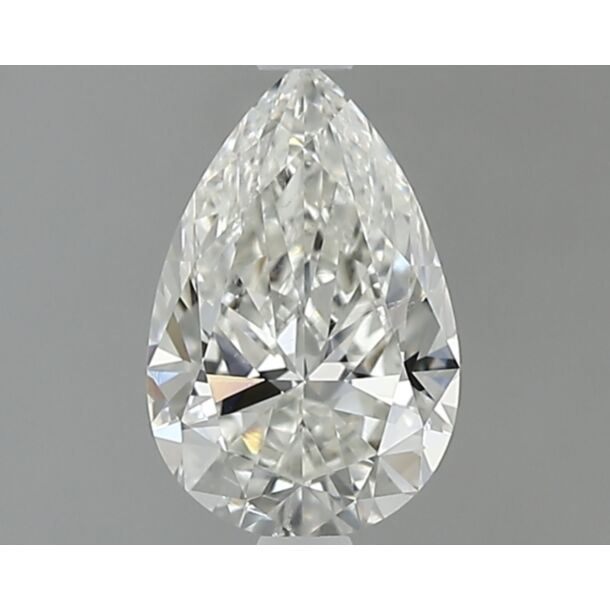 1 Carat Natural Diamond, Pear Cut, Color I, Clarity SI1