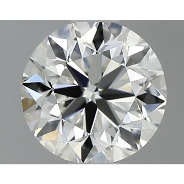 0.5 Carat Natural Diamond, Round Cut, Color I, Clarity VVS2