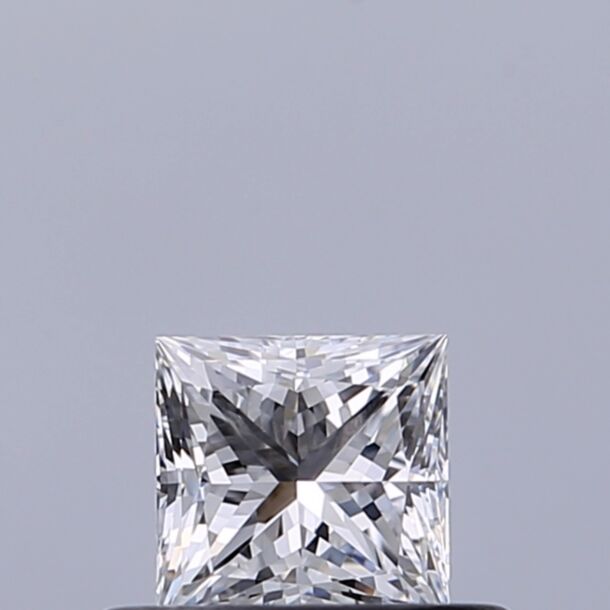 0.35 Carat Diamant Naturel de taille Princesse, Couleur D, Pureté VVS1