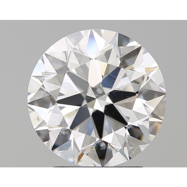 3.01 Carat Natural Diamond, Round Cut, Color H, Clarity SI1