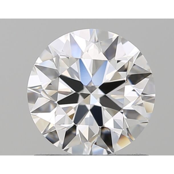 1.07 Carat Natural Diamond, Round Cut, Color F, Clarity VVS2