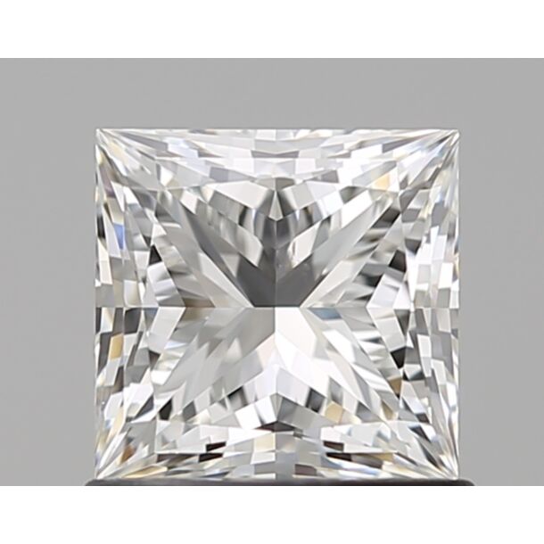 1.02 Carat Natural Diamond, Princess Cut, Color I, Clarity SI1