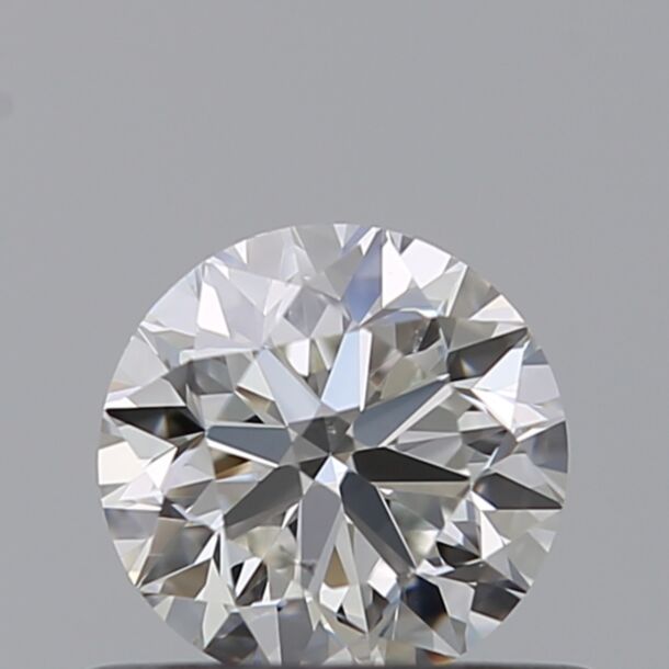 0.5 Karat Natürlicher Diamant Im Brillantschliff, Farbe H, Reinheit SI1