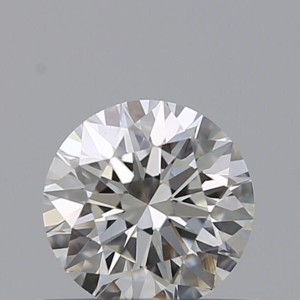 0.5 Karaat Natuurlijke Diamant met een Briljant vorm, Kleur I, Zuiverheid VS1 0.5 Karaat Natuurlijke Diamant met een Briljant vorm, Kleur I, Zuiverheid VS1