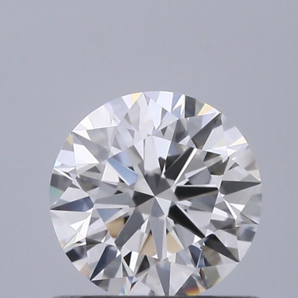 0.59 Karat Natürlicher Diamant Im Brillantschliff, Farbe F, Reinheit VVS1
