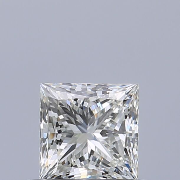 0.51 Carat Diamant Naturel de taille Princesse, Couleur I, Pureté VVS1