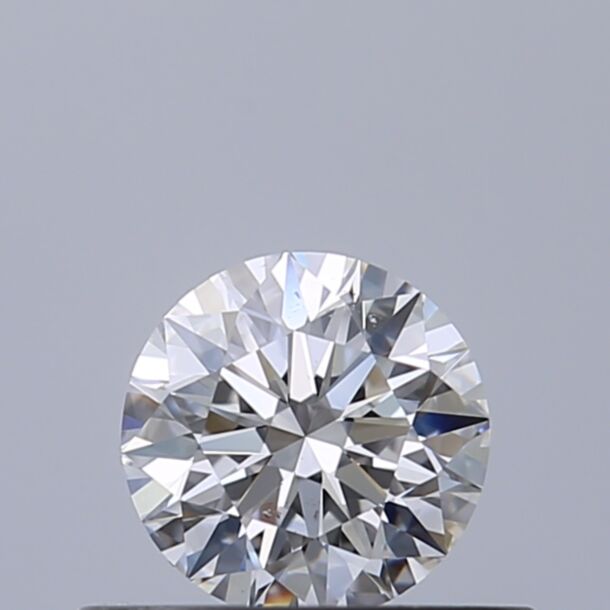 0.41 Karat Natürlicher Diamant Im Brillantschliff, Farbe D, Reinheit SI1