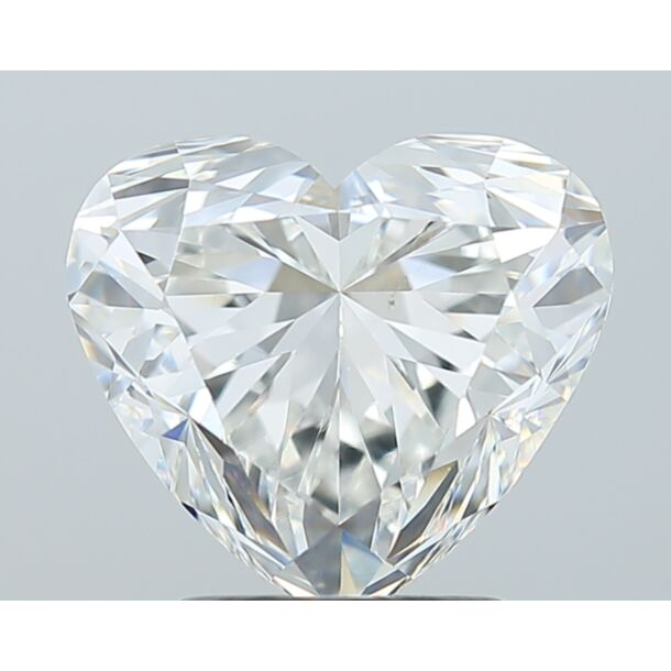 3.01 Karaat Natuurlijke Diamant met een Hart vorm, Kleur G, Zuiverheid VS2