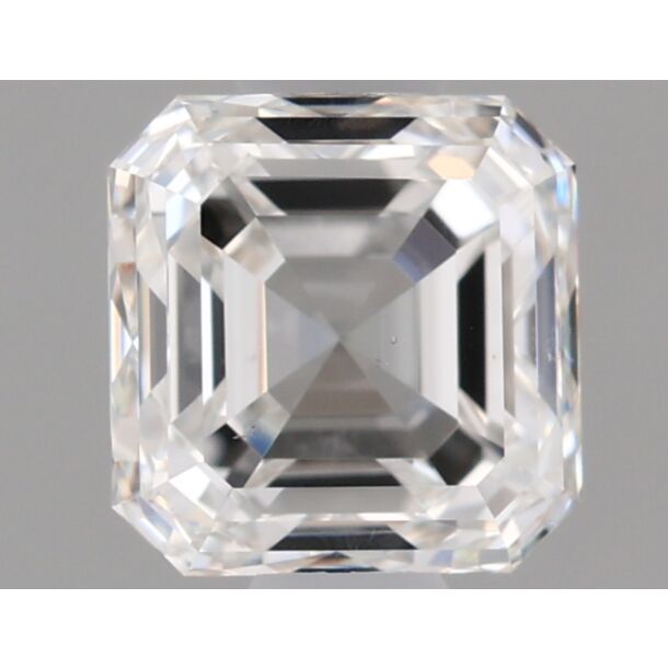 0.62 Carat Natural Diamond, Asscher Cut, Color H, Clarity VS2