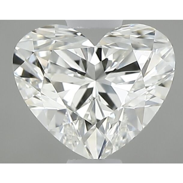 0.62 Carat Natural Diamond, Heart Cut, Color I, Clarity VS2