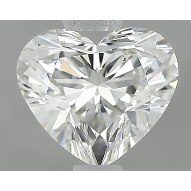 0.62 Carat Natural Diamond, Heart Cut, Color I, Clarity SI1