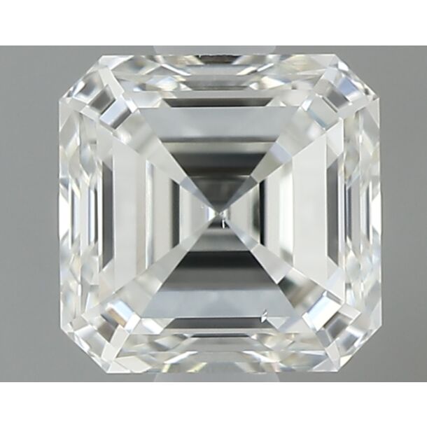 0.72 Karat Natürlicher Diamant Im Asscherschliff, Farbe H, Reinheit VS2