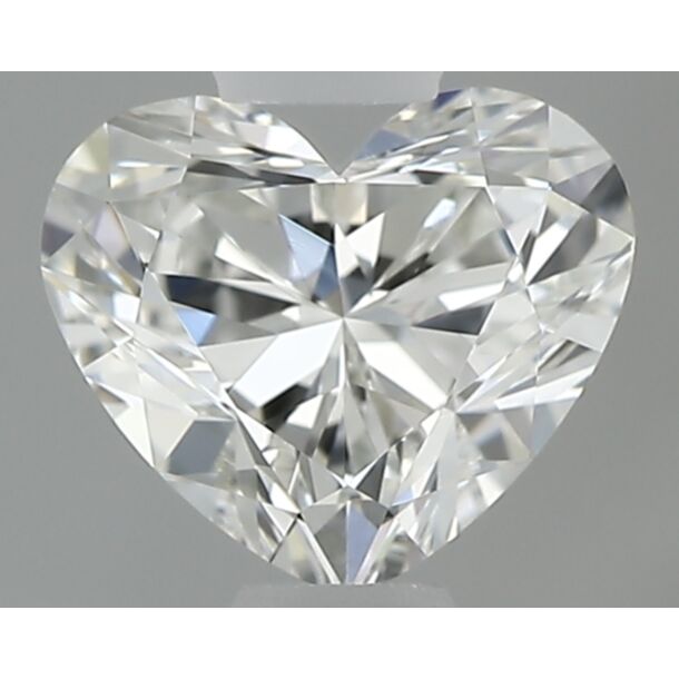 0.6 Carat Natural Diamond, Heart Cut, Color I, Clarity VS1