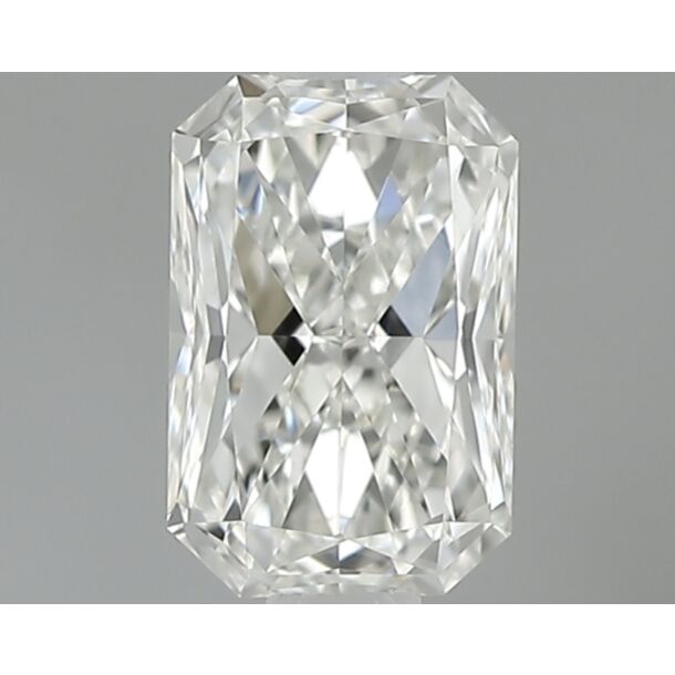 0.51 Carat Natural Diamond, Radiant Cut, Color I, Clarity VVS1