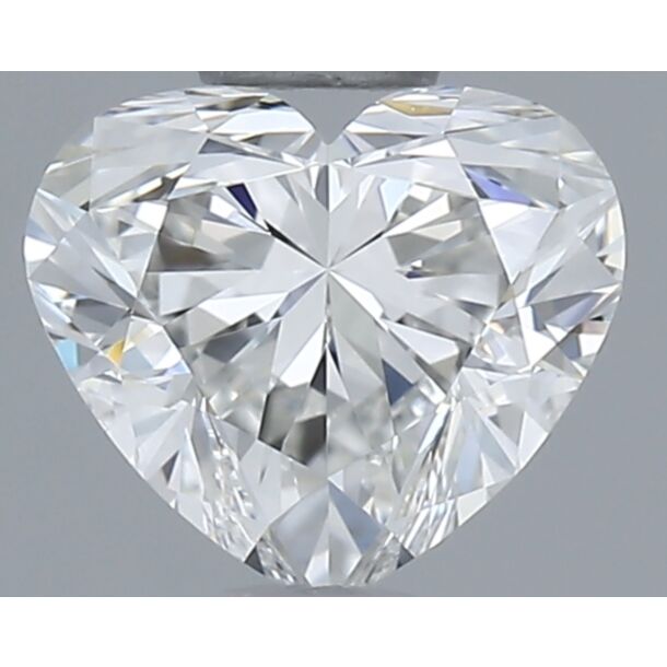 0.75 Karat Natürlicher Diamant Im Herzschliff, Farbe H, Reinheit VS1