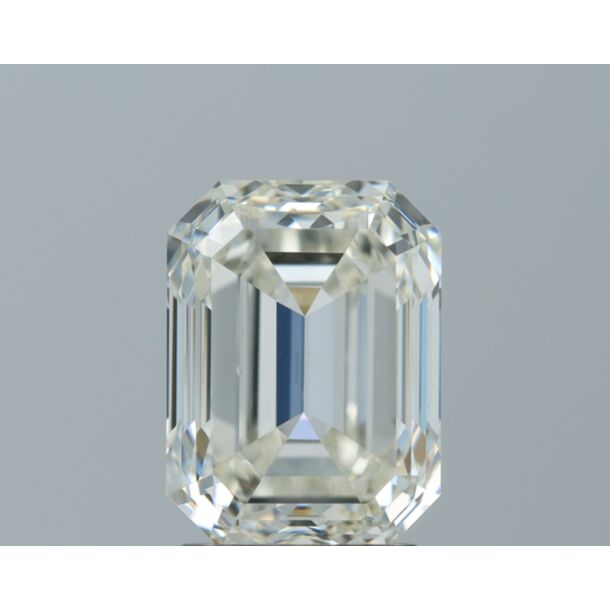 3 Karaat Natuurlijke Diamant met een Smaragd vorm, Kleur I, Zuiverheid VS2