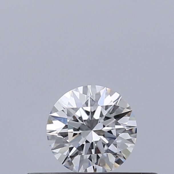 0.24 Karaat Natuurlijke Diamant met een Briljant vorm, Kleur D, Zuiverheid IF
