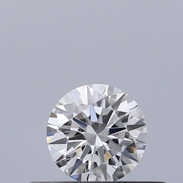 0.28 Carat Natural Diamond, Round Cut, Color D, Clarity VVS1