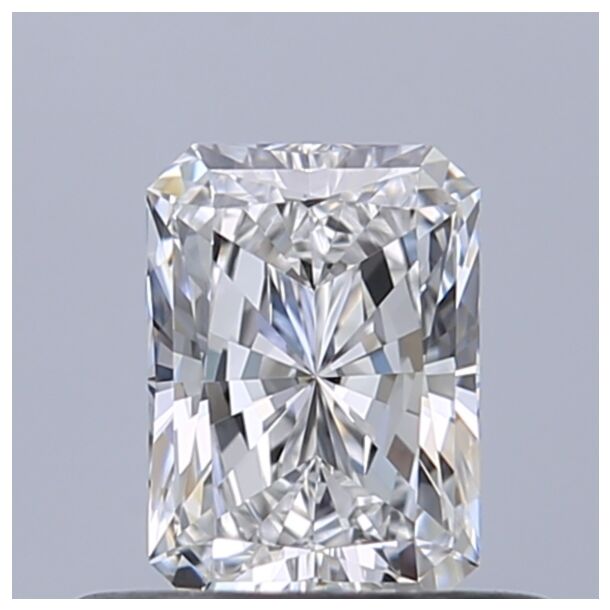 0.42 Carat Natural Diamond, Radiant Cut, Color D, Clarity VVS1