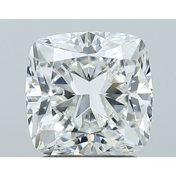 2.01 Carat Diamant Naturel de taille Coussin, Couleur H, Pureté SI1