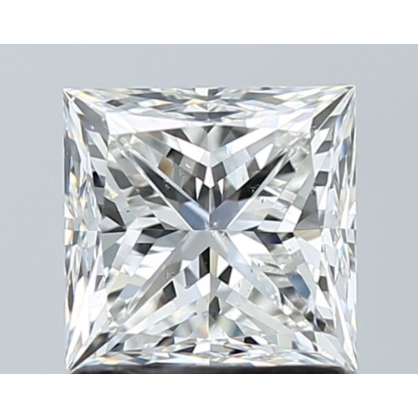 1.5 Karat Natürlicher Diamant Im Prinzessschliff, Farbe H, Reinheit SI1
