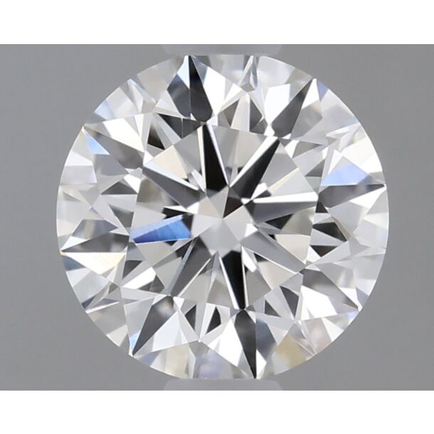 0.42 Carat Natural Diamond, Round Cut, Color H, Clarity VVS2
