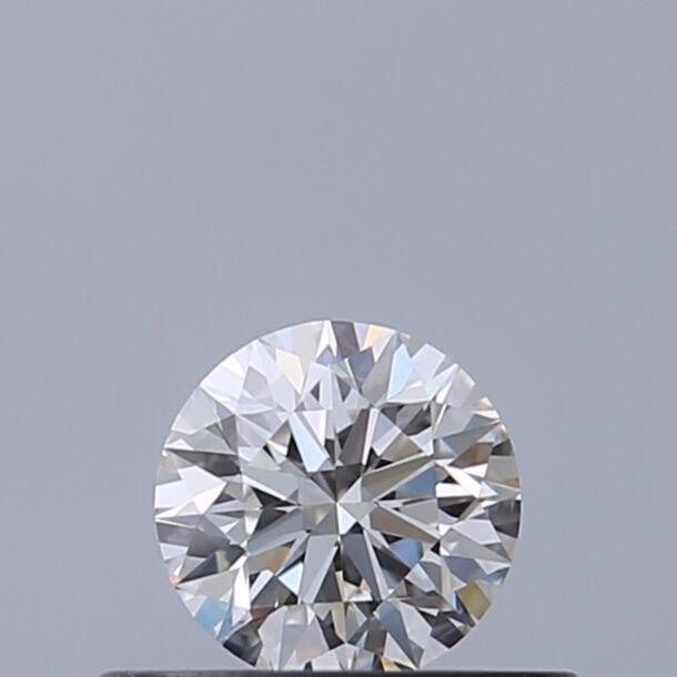 0.35 Carat Natural Diamond, Round Cut, Color F, Clarity VVS2