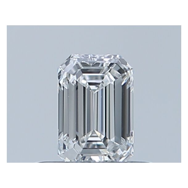 0.4 Karaat Natuurlijke Diamant met een Smaragd vorm, Kleur E, Zuiverheid VVS2