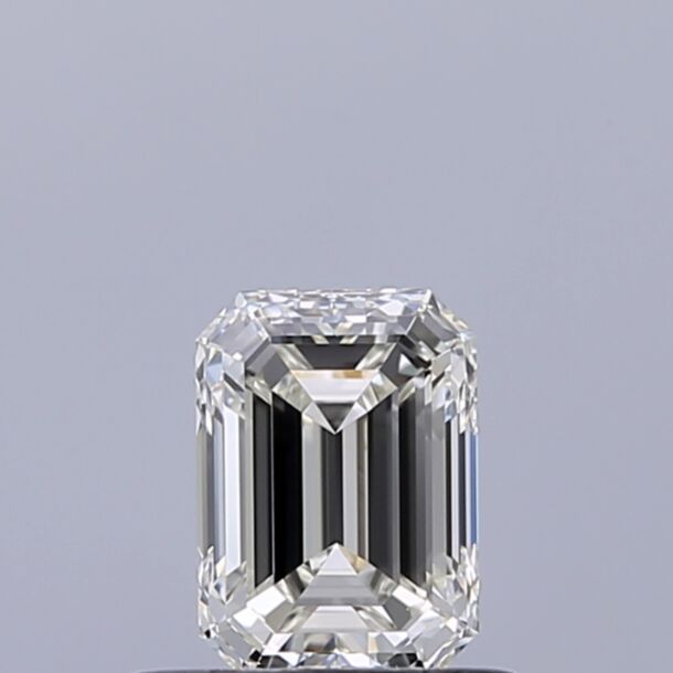 0.5 Karaat Natuurlijke Diamant met een Smaragd vorm, Kleur I, Zuiverheid IF