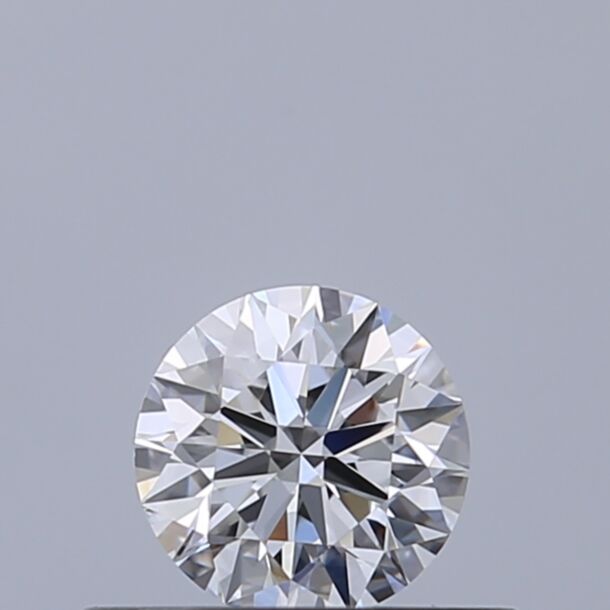 0.35 Carat Natural Diamond, Round Cut, Color D, Clarity VVS2